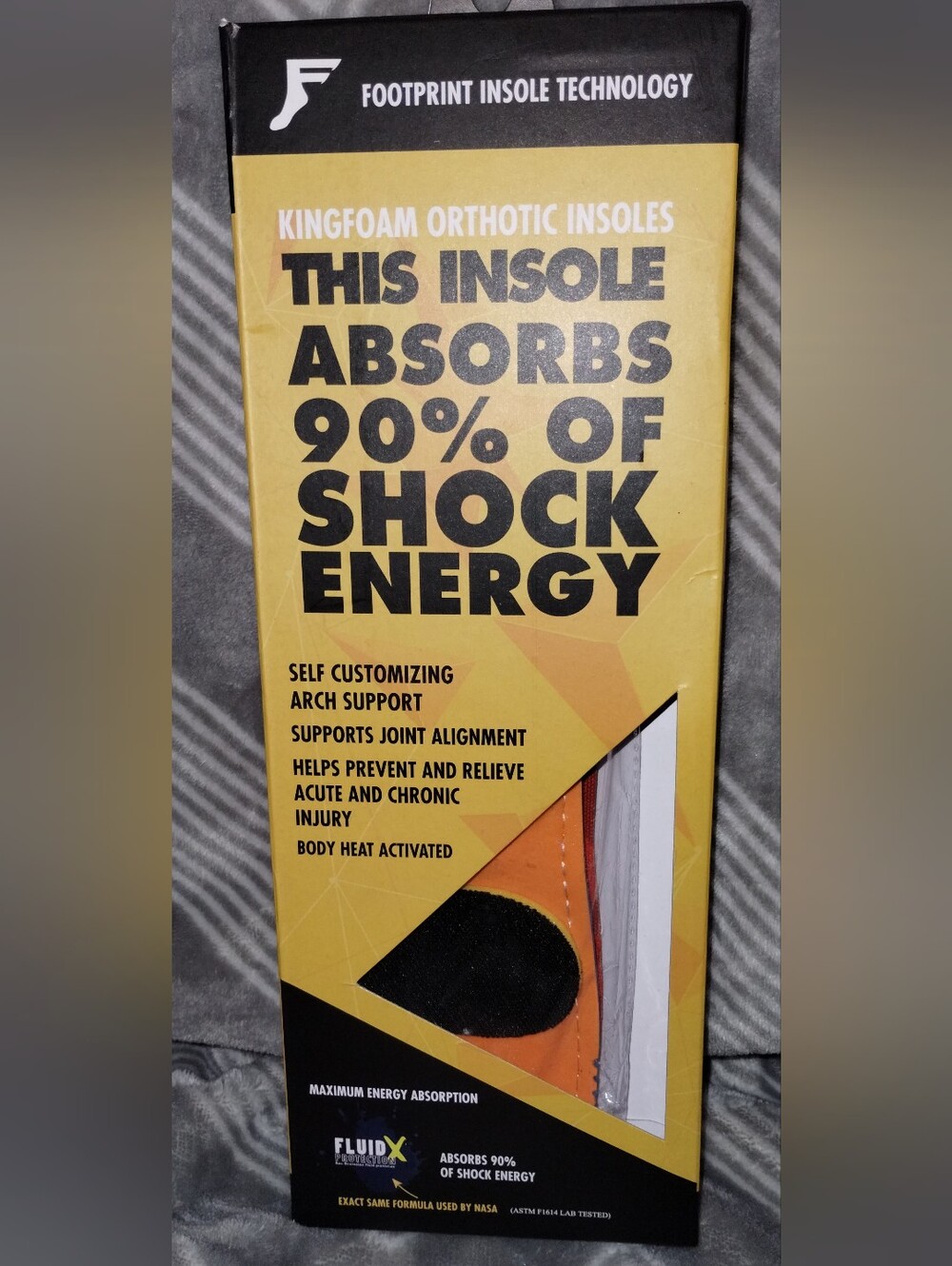 Kingfoam Orthotic Shock-Absorbing Insole Inserts - Tony Hawk Edition